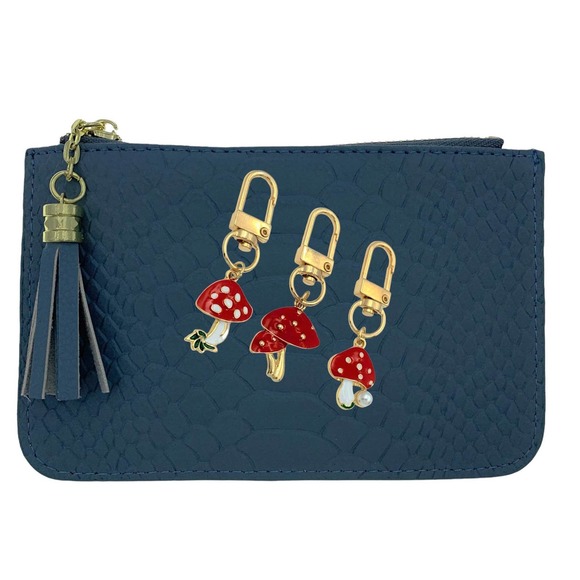 Evenchae Retro Mushroom Keychains - Set of 3, Gift Bag - Picture 5 of 6